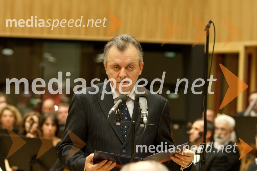 Anton Guzej, generalni direktor RTV SlovenijaOdprtje novega studia 26 Radia Slovenija