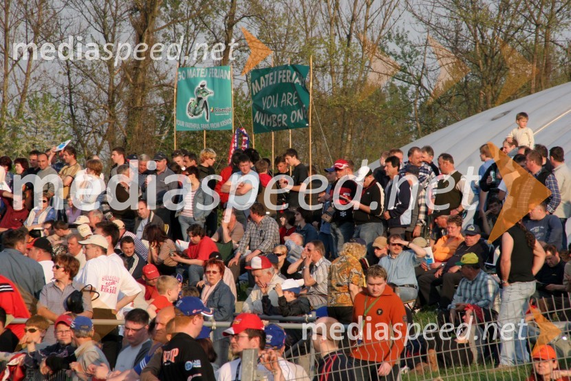Navijači Mateja FerjanaSPEEDWAY GRAND PRIX, VN Slovenije 2006, RAZNO