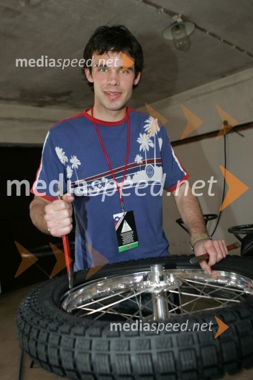 Jernej Kolenko (Slovenija), speedwayistSPEEDWAY GRAND PRIX, VN Slovenije 2006, dirka