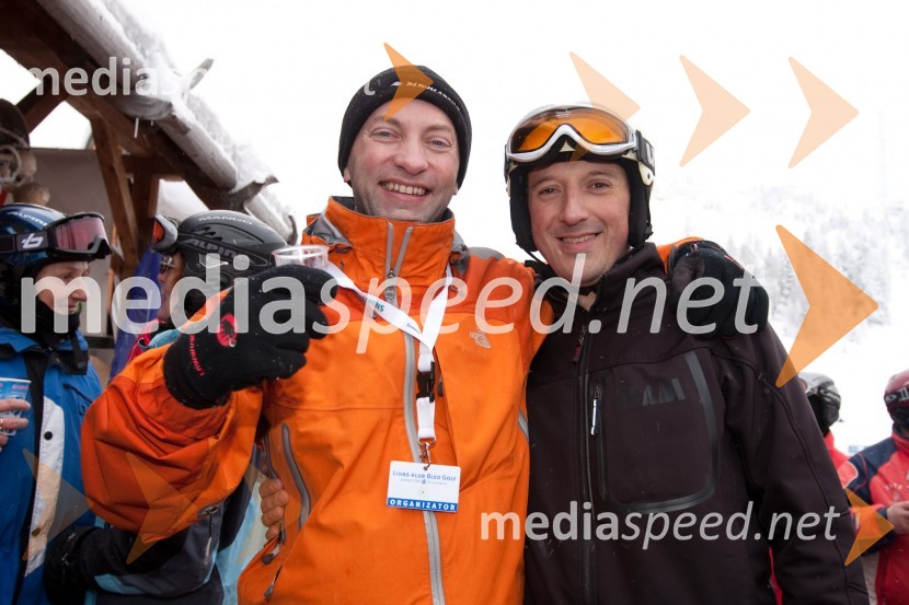 Tomaž Kastelic, predsednik Lions Klub Bled Golf in ...Lions Ski Open 2010, dobrodelna veleslalomska tekma