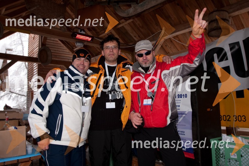 Gorazd Copek, Robert Erzin in Urban Centa, Lions Klub Bled GolfLions Ski Open 2010, dobrodelna veleslalomska tekma