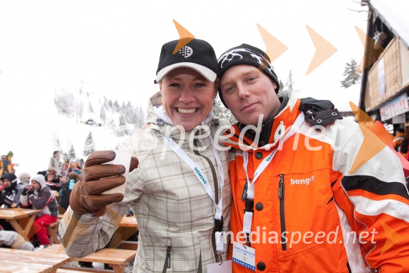 Lotti Natalija Zupančič in Peter Krelj, Lions Klub Golf BledLions Ski Open 2010, dobrodelna veleslalomska tekma