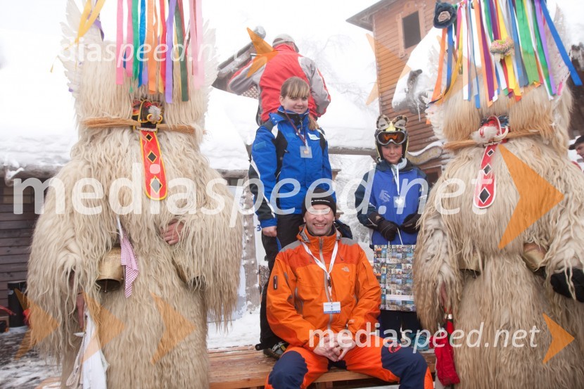 Tomaž Kastelic, predsednik Lions Klub Bled Golf, ... in ...Lions Ski Open 2010, dobrodelna veleslalomska tekma