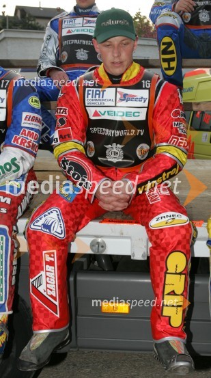 Matej Ferjan (Madžarska - Slovenija), speedwayistSPEEDWAY GRAND PRIX, VN Slovenije 2006, dirka