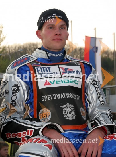 Matej Žagar (Slovenija) voznik Speedway Grand Prix serije 20066SPEEDWAY GRAND PRIX, VN Slovenije 2006, dirka