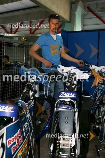 Matej Žagar (Slovenija), voznik Speedway Grand Prix serije 2006SPEEDWAY GRAND PRIX, VN Slovenije 2006, dirka