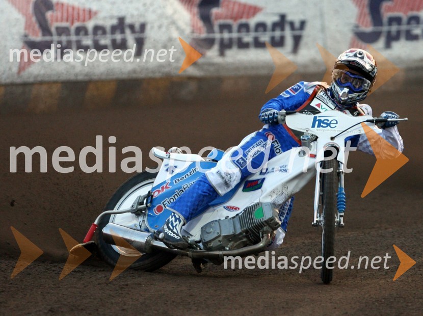 Nicki Pedersen (Danska), voznik Speedway Grand Prix serije 2006 in zmagovalec VN Slovenije 2006SPEEDWAY GRAND PRIX, VN Slovenije 2006, dirka