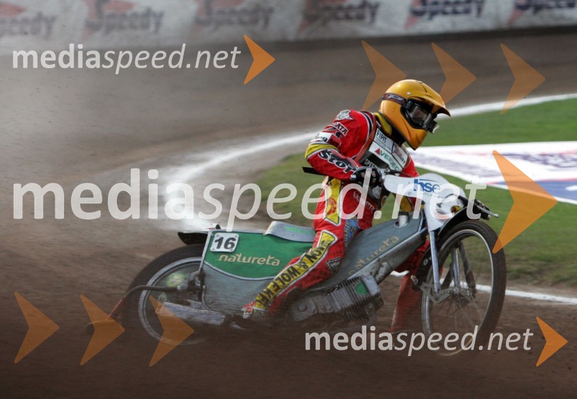 Matej Ferjan (Madžarska - Slovenija)SPEEDWAY GRAND PRIX, VN Slovenije 2006, dirka
