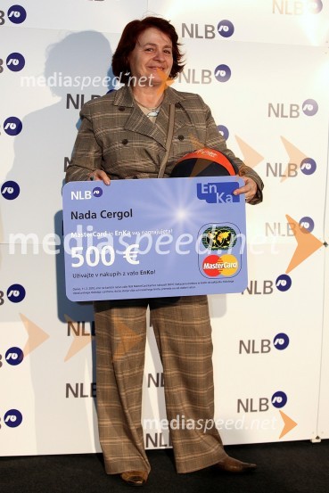 Nada Cergol, nagrajenkaMasterCard in EnKa nagrajujeta, zaključek nagradne igre