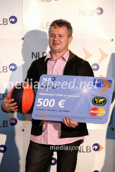 Jože Rus, nagrajenecMasterCard in EnKa nagrajujeta, zaključek nagradne igre