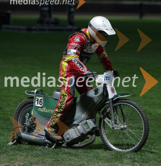 Matej Ferjan (Madžarska - Slovenija)SPEEDWAY GRAND PRIX, VN Slovenije 2006, dirka