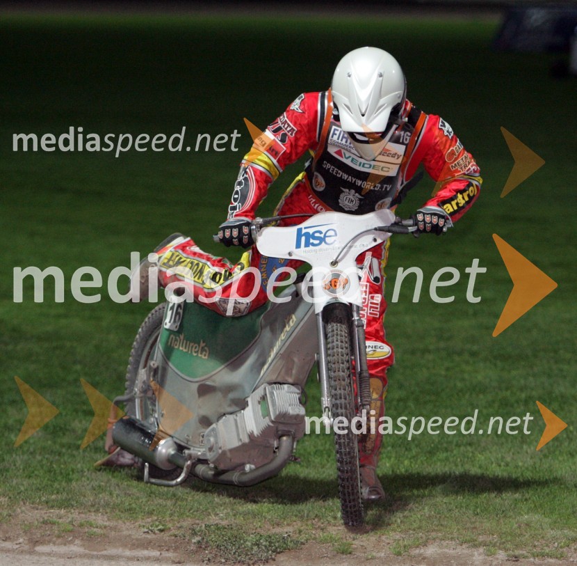 Matej Ferjan (Madžarska - Slovenija)SPEEDWAY GRAND PRIX, VN Slovenije 2006, dirka