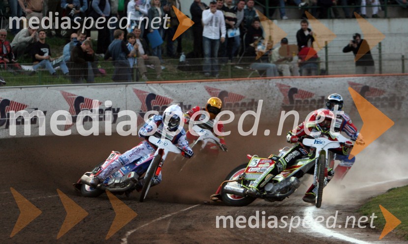 Jason Crump (Avstralija) in Leigh Adams (Avstralija)SPEEDWAY GRAND PRIX, VN Slovenije 2006, dirka