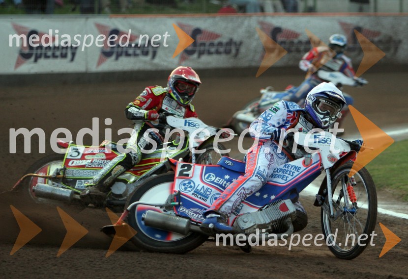 Leigh Adams (Avstralija) in Jason Crump (Avstralija)SPEEDWAY GRAND PRIX, VN Slovenije 2006, dirka