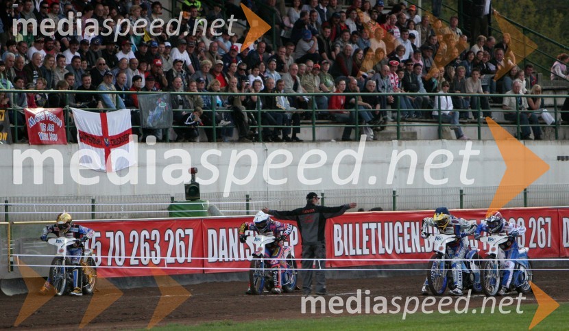 Tekmovalci na štartuSPEEDWAY GRAND PRIX, VN Slovenije 2006, dirka