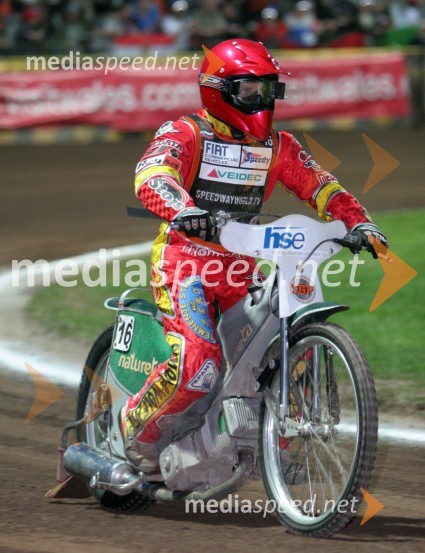 Matej Ferjan (Madžarska - Slovenija)SPEEDWAY GRAND PRIX, VN Slovenije 2006, dirka