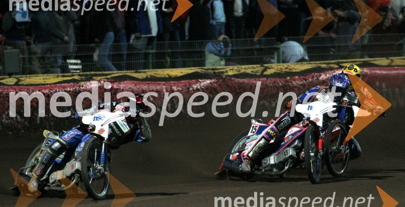 Bjarne Pedrsen (Danska) in Niels Kristian Iversen (Danska)SPEEDWAY GRAND PRIX, VN Slovenije 2006, dirka