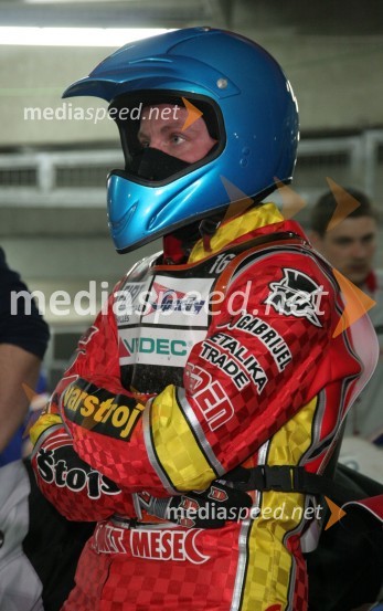 Matej Ferjan (Madžarska - Slovenija)SPEEDWAY GRAND PRIX, VN Slovenije 2006, dirka