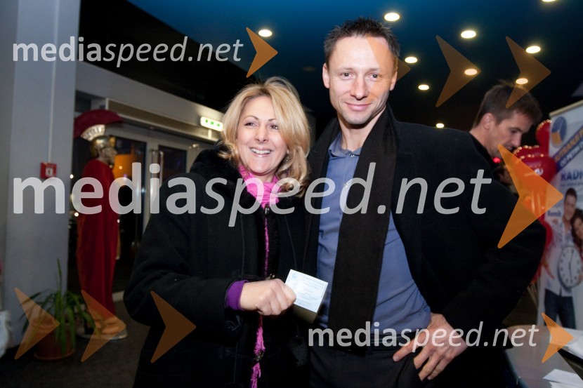 Alenka Bikar, nekdanja atletinja in njen življenjski sopotnik MarjanValentinovo, premiera filma