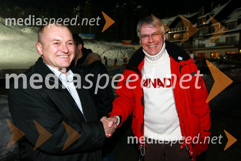 Franc Kangler, župan Mestne občine Maribor in Pierre Guimond, veleposlanik Kanade v SlovenijiSlovensko olimpijsko mesto Maribor