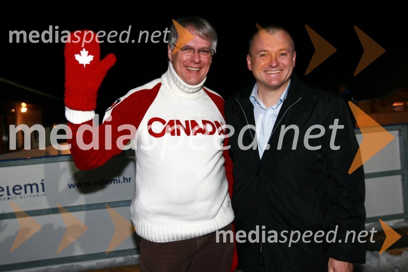 Pierre Guimond, veleposlanik Kanade v Sloveniji in Franc Kangler, župan Mestne občine MariborSlovensko olimpijsko mesto Maribor