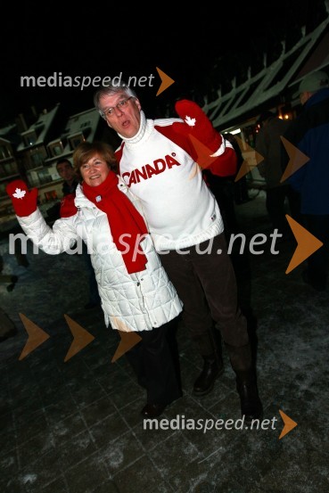 Pierre Guimond, veleposlanik Kanade v Sloveniji in soproga Louise Parent GuimondSlovensko olimpijsko mesto Maribor