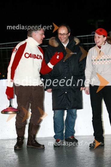 Pierre Guimond, veleposlanik Kanade v Sloveniji ter Tomaž Gaube, direktor in solastnik Kraft & WerkSlovensko olimpijsko mesto Maribor