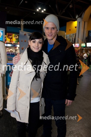 Ana Klašnja, baletna plesalka in Lukas Zuschlag, baletni plesalecValentinovo, premiera filma