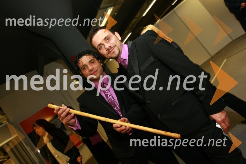 Jože Kontrec in Mišo Kontrec, člana skupine LangaEMA 2010, predizbor