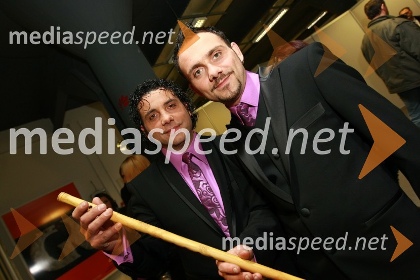 Jože Kontrec in Mišo Kontrec, člana skupine LangaEMA 2010, predizbor