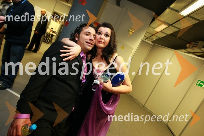 Jože Kontrec, člana skupine Langa in Dada Kladenik, pevkaEMA 2010, predizbor