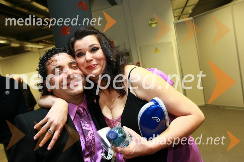 Jože Kontrec, člana skupine Langa in Dada Kladenik, pevkaEMA 2010, predizbor