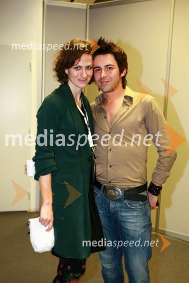 Nika Veger, vizažistka in Gusty, frizerEMA 2010, predizbor