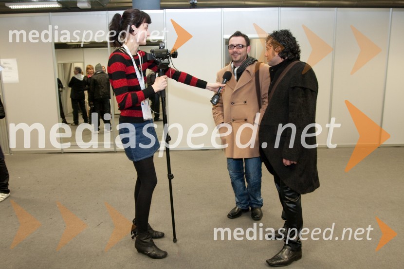 Ana Pertinač, Mediaspeed ter Jože Kontrec in Mišo Kontrec, člana skupine Langa  	 
	EMA 2010, predizbor