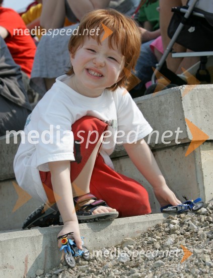 Seth, sin Jasona CrumpaSPEEDWAY GRAND PRIX, VN Slovenije 2006, trening