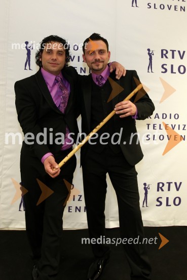 Jože Kontrec in Mišo Kontrec, člana skupine LangaEMA 2010, predizbor