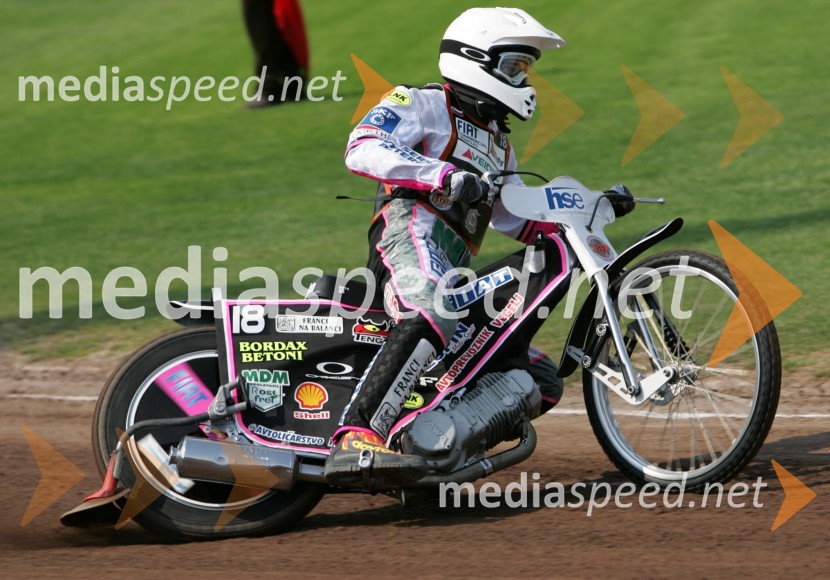 Jernej Kolenko (Slovenija)SPEEDWAY GRAND PRIX, VN Slovenije 2006, trening