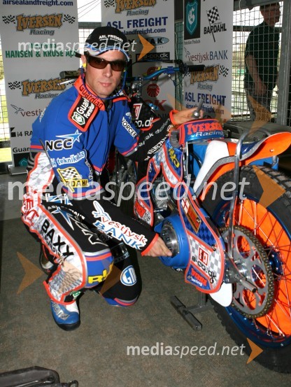 Niels Kristian Iversen (Danska)SPEEDWAY GRAND PRIX, VN Slovenije 2006, trening
