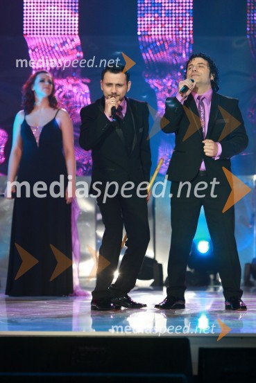 Mišo Kontrec in Jože Kontrec, člana skupine LangaEMA 2010, finale