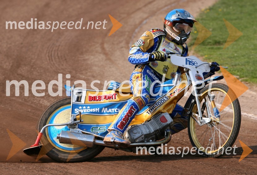 Tony Rickardsson (Švedska)SPEEDWAY GRAND PRIX, VN Slovenije 2006, trening