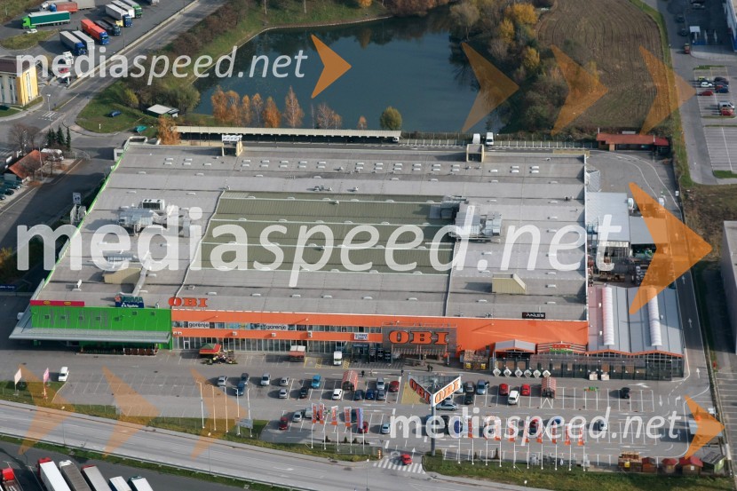 Trgovski center OBI MariborSlovenija iz zraka