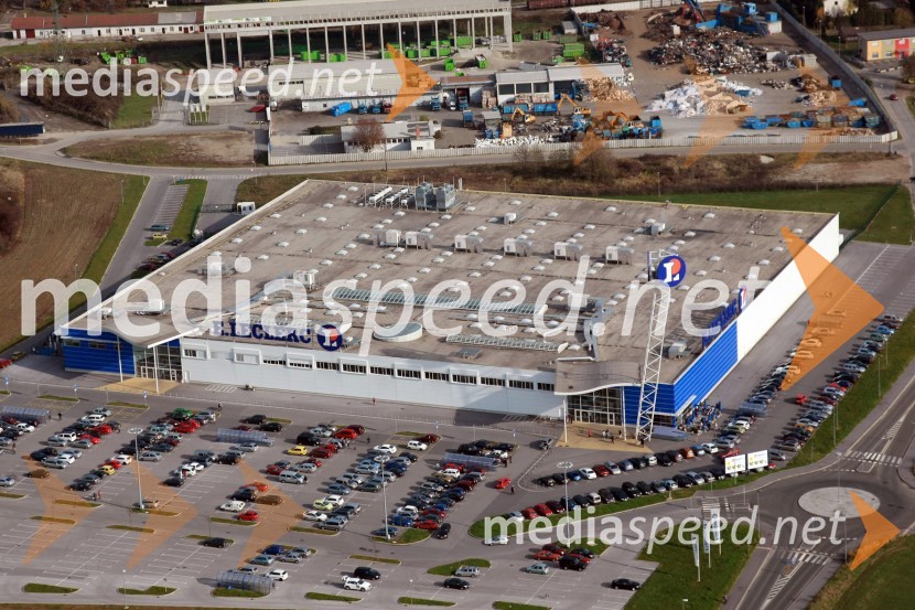 Trgovski center E.Leclerc MariborSlovenija iz zraka