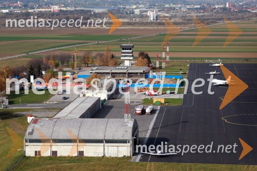 Letališče Edvarda Rusjana MariborSlovenija iz zraka