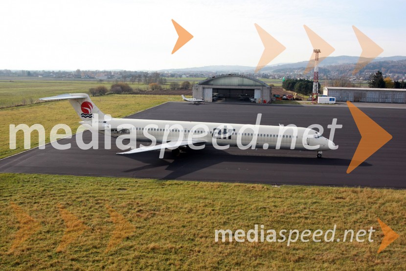 Letalo McDonnell Douglas MD-83 (DC-9-83), Aurora AirlinesSlovenija iz zraka