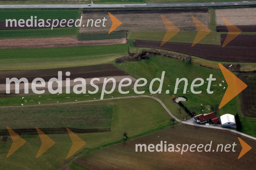 Letališče Ranč (Prekopa)Slovenija iz zraka