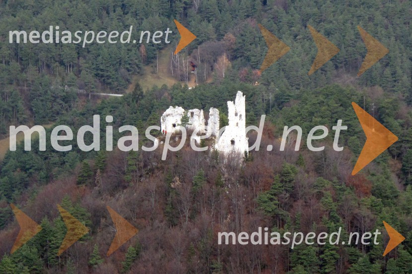 Zgodovinske ruševineSlovenija iz zraka