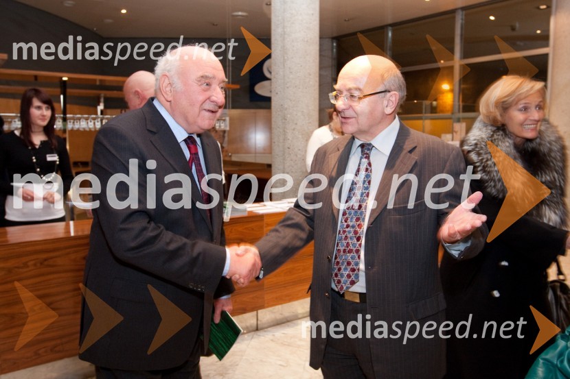 Anton Nanut, dirigent in Mitja Rotovnik, direktor Cankarjevega domaStriček Vanja, premiera v SNG Nova Gorica