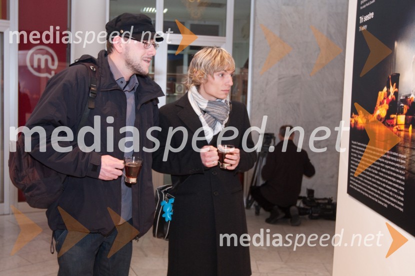 David Verlič in Dejan Gregorič st.Striček Vanja, premiera v SNG Nova Gorica