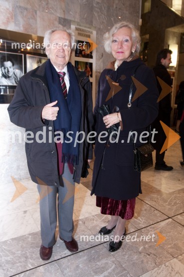 	Dr. Henrik Neubauer, režiser in soproga Jasna Neubauer, prevajalkaStriček Vanja, premiera v SNG Nova Gorica