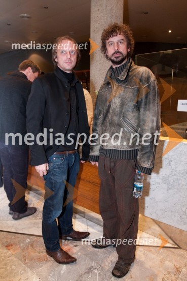 Aleš Čar, pisatelj, urednik in prevajalec in Jan Cvitkovič, režiserStriček Vanja, premiera v SNG Nova Gorica